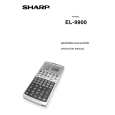 SHARP EL9900 Owners Manual SHARP EL9900 Owners Manual