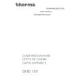 THERMA DHD100.1IX Owners Manual THERMA DHD100.1IX Owners Manual