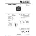 SONY XS-A1024 Service Manual SONY XS-A1024 Service Manual