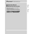 PIONEER DEH-P9600MP/EW Owners Manual PIONEER DEH-P9600MP/EW Owners Manual