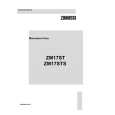 ZANUSSI ZM17ST Owners Manual ZANUSSI ZM17ST Owners Manual