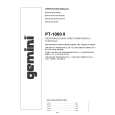 GEMINI PT-1000II Owners Manual GEMINI PT-1000II Owners Manual