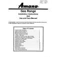 WHIRLPOOL AGM585E Owners Manual WHIRLPOOL AGM585E Owners Manual