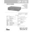 SONY CDPX77ES Service Manual SONY CDPX77ES Service Manual