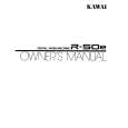 KAWAI R50E Owners Manual KAWAI R50E Owners Manual