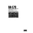 SANSUI DA-E70 Owners Manual SANSUI DA-E70 Owners Manual