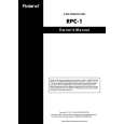 ROLAND RPC-1 Owners Manual ROLAND RPC-1 Owners Manual