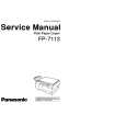 PANASONIC FP7113 Service Manual PANASONIC FP7113 Service Manual