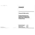 ZANKER THKE9000C Owners Manual ZANKER THKE9000C Owners Manual