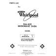 WHIRLPOOL MW8200XR0 Parts Catalog WHIRLPOOL MW8200XR0 Parts Catalog