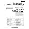 SHARP VC651GH/SH Service Manual SHARP VC651GH/SH Service Manual