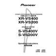 PIONEER XR-VS200/DBDXJ Owners Manual PIONEER XR-VS200/DBDXJ Owners Manual