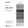 ONKYO DVS555 Owners Manual ONKYO DVS555 Owners Manual