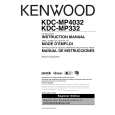 KENWOOD KDC-MP332 Owners Manual KENWOOD KDC-MP332 Owners Manual