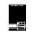 ZANUSSI DV17 Owners Manual ZANUSSI DV17 Owners Manual