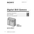SONY MVC-FD51 Owners Manual SONY MVC-FD51 Owners Manual