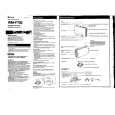 SONY WM-F702 Owners Manual SONY WM-F702 Owners Manual