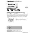 PIONEER S-W80S-J/MLXTW Service Manual PIONEER S-W80S-J/MLXTW Service Manual