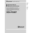 PIONEER DEH-P55BT Owners Manual PIONEER DEH-P55BT Owners Manual