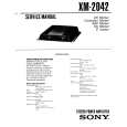 SONY XM-2042 Service Manual SONY XM-2042 Service Manual