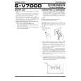 PIONEER SV7000 Owners Manual PIONEER SV7000 Owners Manual