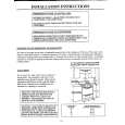 WHIRLPOOL 4141WTA Installation Manual WHIRLPOOL 4141WTA Installation Manual