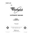 WHIRLPOOL LA5668XTF1 Parts Catalog WHIRLPOOL LA5668XTF1 Parts Catalog