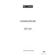 ZANUSSI ZCF420 Owners Manual ZANUSSI ZCF420 Owners Manual