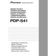 PIONEER PDP-S41 Owners Manual PIONEER PDP-S41 Owners Manual