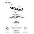 WHIRLPOOL RF313PXVT0 Parts Catalog WHIRLPOOL RF313PXVT0 Parts Catalog