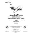 WHIRLPOOL SF330PSRW0 Parts Catalog WHIRLPOOL SF330PSRW0 Parts Catalog