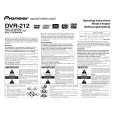 PIONEER DVR-212/KBXV/5 Owners Manual PIONEER DVR-212/KBXV/5 Owners Manual