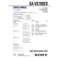 SONY SA-VS700ED Service Manual SONY SA-VS700ED Service Manual