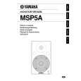 YAMAHA MSP5A Owners Manual YAMAHA MSP5A Owners Manual