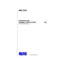 ALNO ame2222kn Owners Manual ALNO ame2222kn Owners Manual