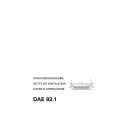 THERMA DAE 82.1 Owners Manual THERMA DAE 82.1 Owners Manual