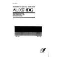 SANSUI AU-X911DG Owners Manual SANSUI AU-X911DG Owners Manual