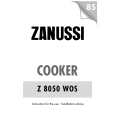 ZANUSSI Z 8050 WOS Owners Manual ZANUSSI Z 8050 WOS Owners Manual