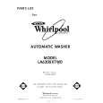 WHIRLPOOL LA6300XTF0 Parts Catalog WHIRLPOOL LA6300XTF0 Parts Catalog