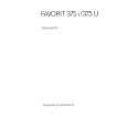 AEG Favorit 375 I Owners Manual AEG Favorit 375 I Owners Manual