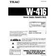 TEAC W416 Owners Manual TEAC W416 Owners Manual