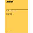 ZANUSSI ZHM755N Owners Manual ZANUSSI ZHM755N Owners Manual