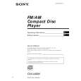 SONY CDXL600X Owners Manual SONY CDXL600X Owners Manual