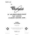 WHIRLPOOL SF0105SPW0 Parts Catalog WHIRLPOOL SF0105SPW0 Parts Catalog