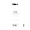 ZANUSSI ZRT 16 JD Owners Manual ZANUSSI ZRT 16 JD Owners Manual