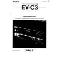SONY EV-C3 Owners Manual SONY EV-C3 Owners Manual