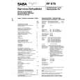 SABA T6770CM Service Manual SABA T6770CM Service Manual