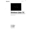 SONY KV-27XBR45 Owners Manual SONY KV-27XBR45 Owners Manual