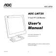 AOC LM720 Owners Manual AOC LM720 Owners Manual