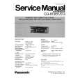 PANASONIC CQ813EE/EG Service Manual PANASONIC CQ813EE/EG Service Manual